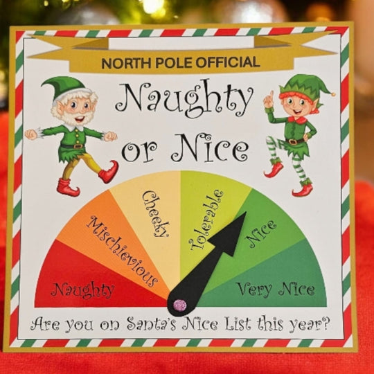 The Christmas Express Naughty Or Nice Meter