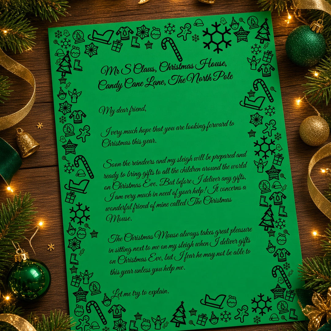 The Christmas Mouse Advent Calendar Treasure Hunt – 24 Days of Christmas Fun for Kids Ages 4-10.