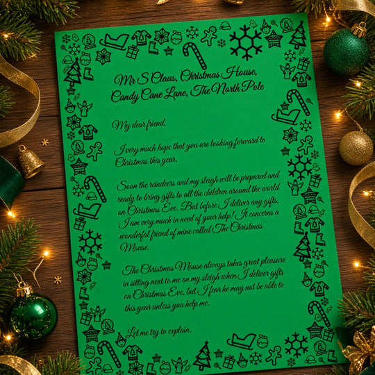 The Christmas Mouse Advent Calendar Treasure Hunt – 24 Days of Christmas Fun for Kids Ages 4-10.