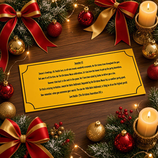 The Christmas Mouse - A Festive Party Advent Treasure Hunt
