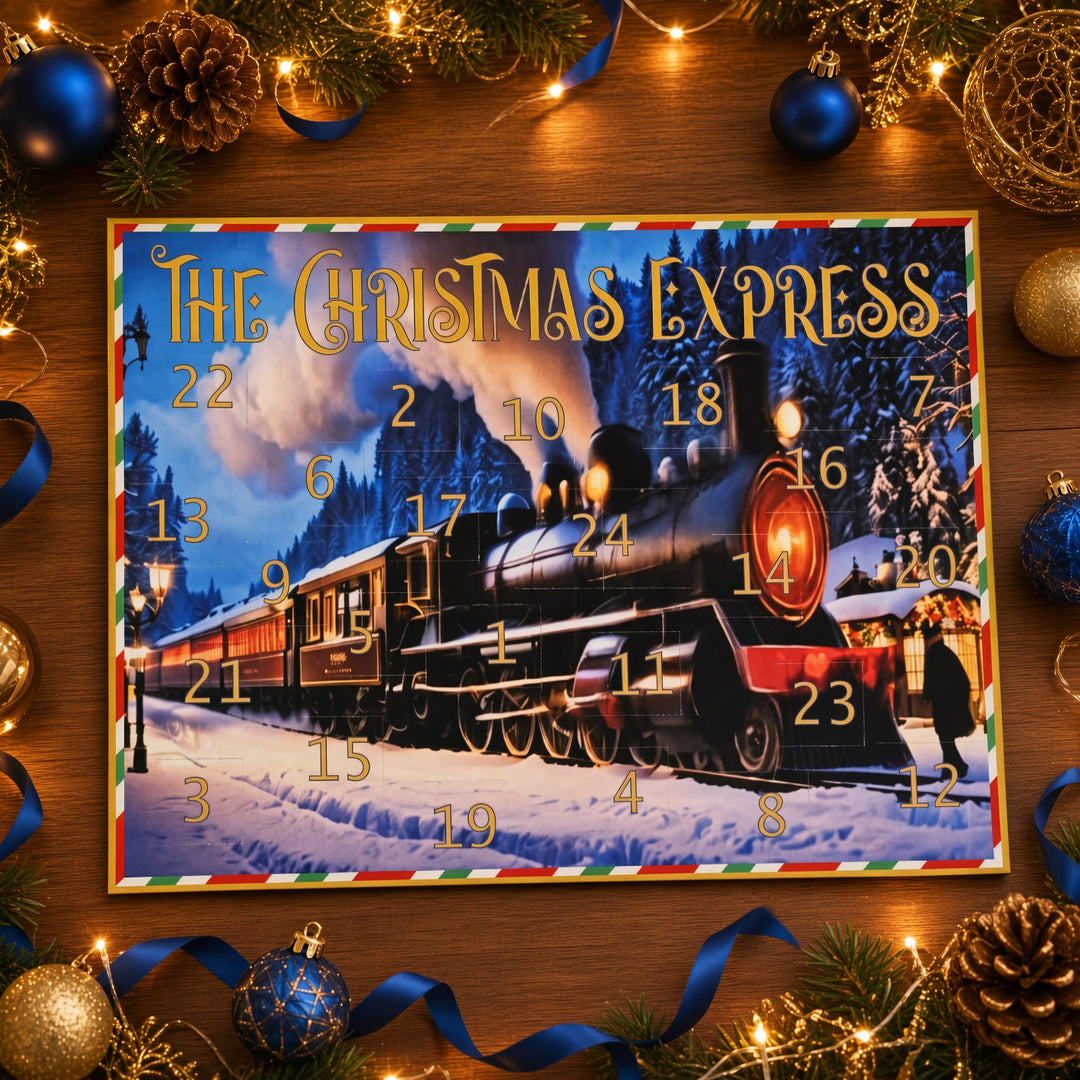 The Christmas Express Advent Calendar Treasure Hunt – 24 Days of Christmas Fun for Kids Ages 4-10.