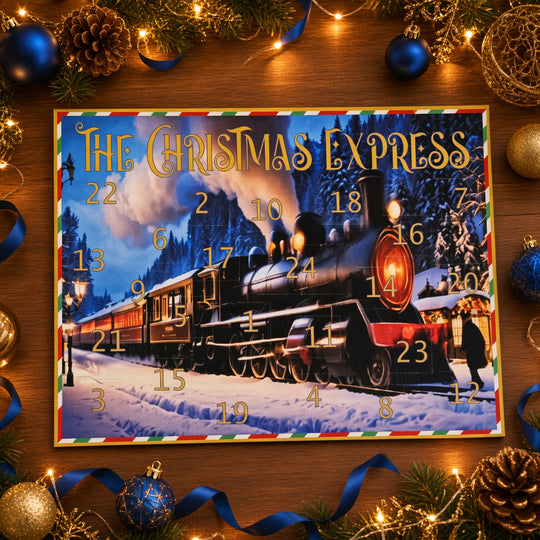 The Christmas Express Advent Calendar Treasure Hunt – 24 Days of Christmas Fun for Kids Ages 4-10.
