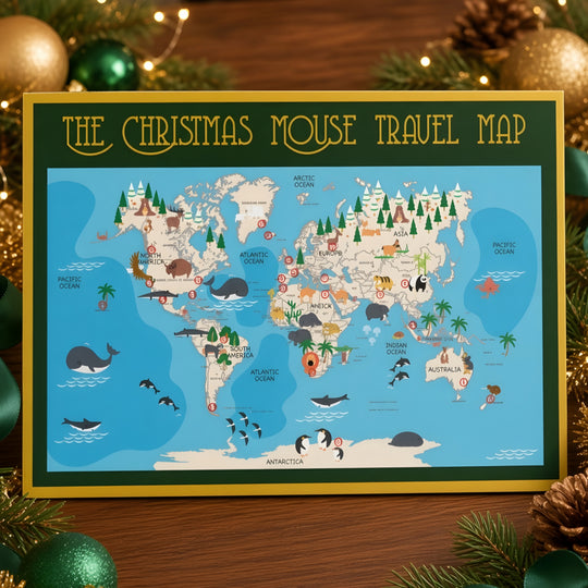 The Christmas Mouse Advent Calendar Treasure Hunt – 24 Days of Christmas Fun for Kids Ages 4-10.