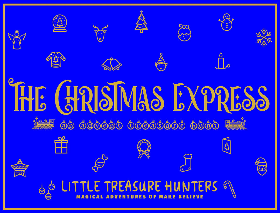 The Christmas Express treasure hunt box lid.